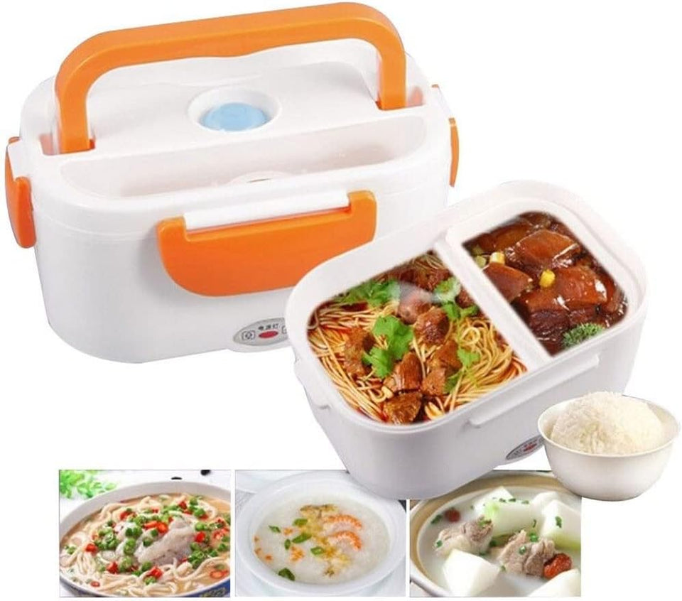 Fiambrera Eléctrica Portátil 4 en 1 – Comida Caliente en Cualquier Lugar